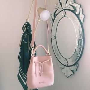 Furla Brooklyn Mini Leather Drawstring Bag